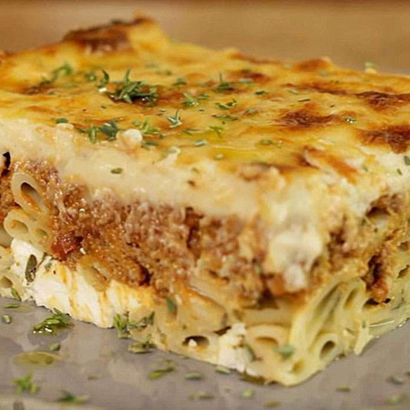 Запіканка з макаронів з фаршем