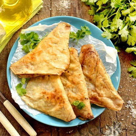 Чебуреки з лаваша 