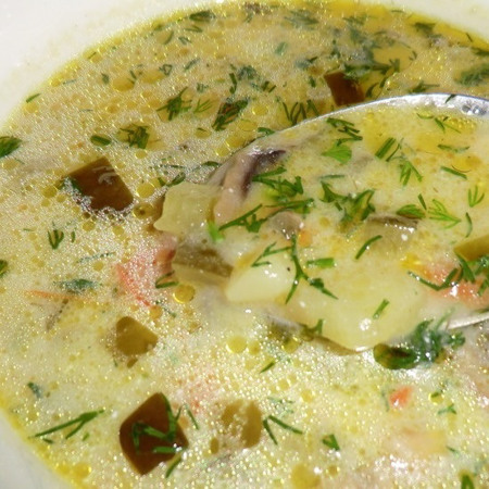 Годзь з грибами