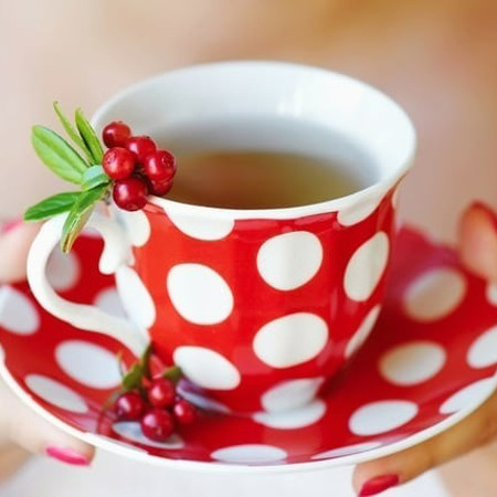 Брусничний чай