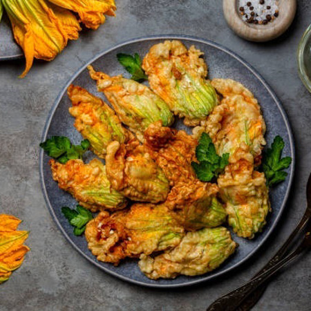 Смажені квіти цукіні, або гарбуза: рецепт 