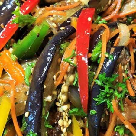 Баклажани по-корейськи
