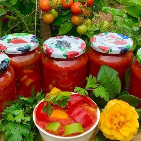 Перець у томатному соку