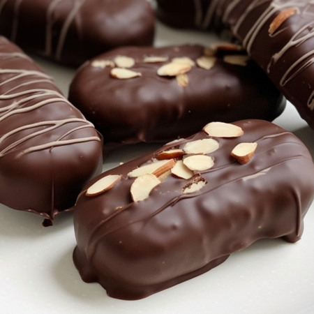 Кокосові батончики з чорним шоколадом