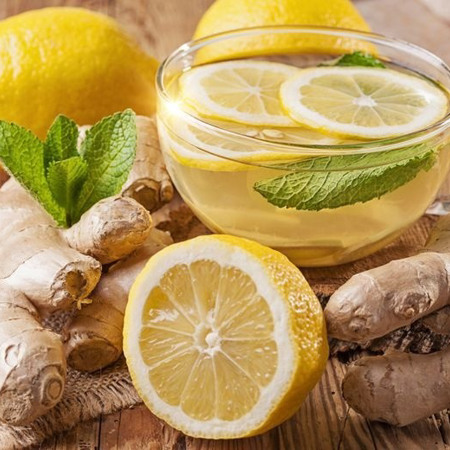 Чай із імбиру та лимона