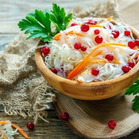 Капуста з журавлиною