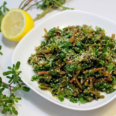 Портулак маринований (як закуска до м’яса або на зиму)