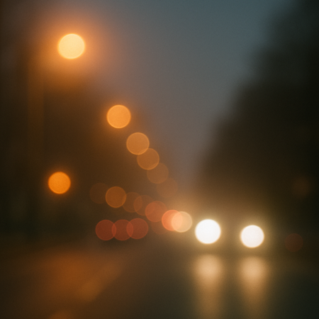 Розмите бачення або «туман» у вечірній час