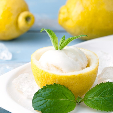 Морозиво з кабачка, м’яти і лимона