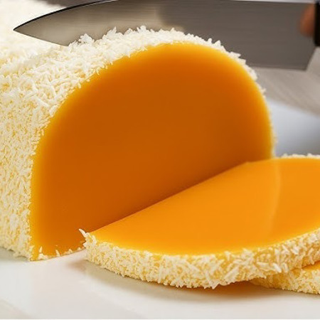 Гарбузово-бананове желе (легкий десерт з желатином)