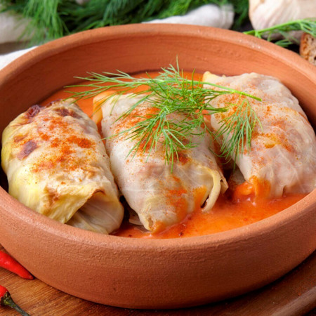 Голубці з гречкою та м’ясом