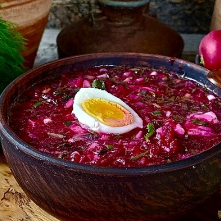 Холодник на буряковому відварі 