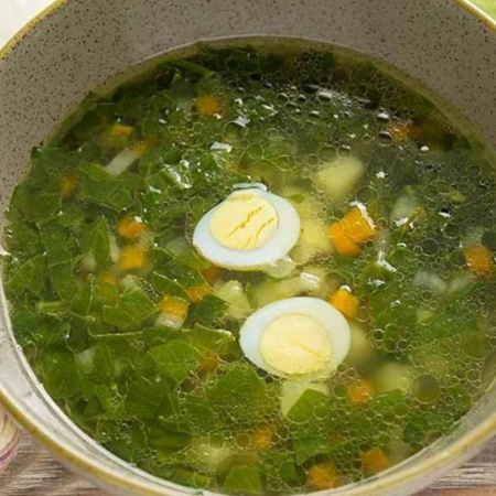 Пісний зелений борщ