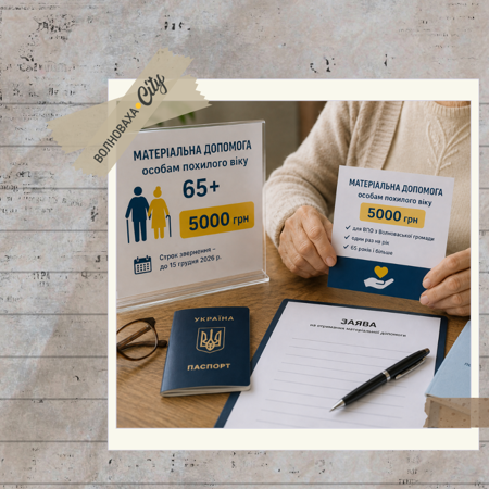Допомога для людей 65+ років