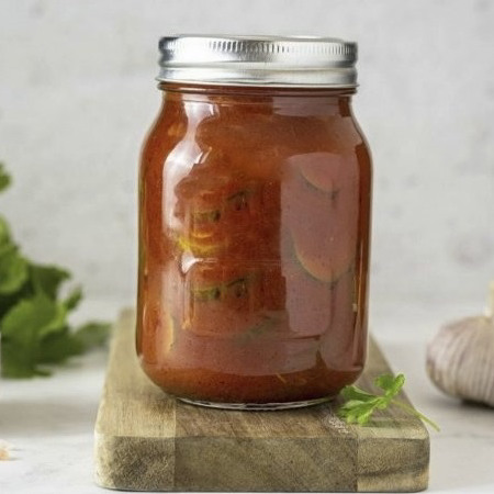 Огірки в томаті