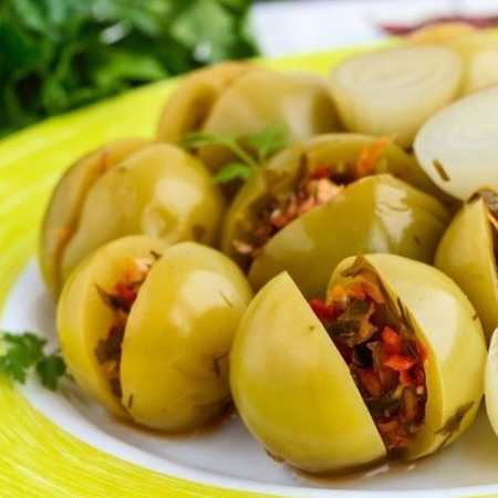 Зелені помідори по-грузинськи