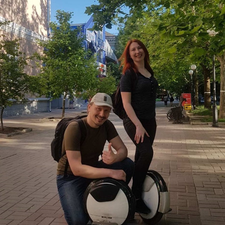 Ехать на одном колесе? Легко!