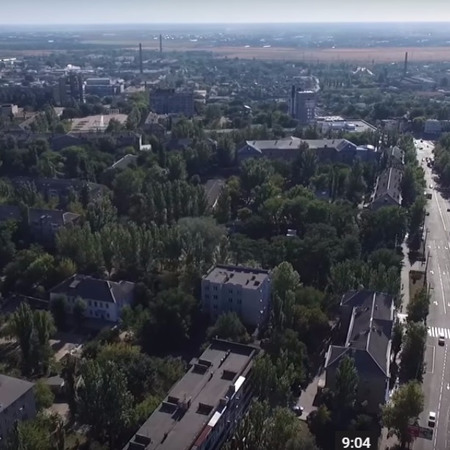 Мелитополь с высоты птичьего полёта