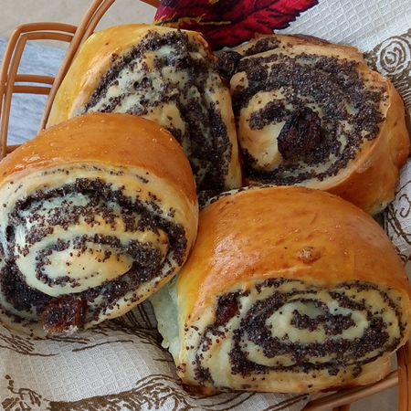 Пісний пиріг із маком