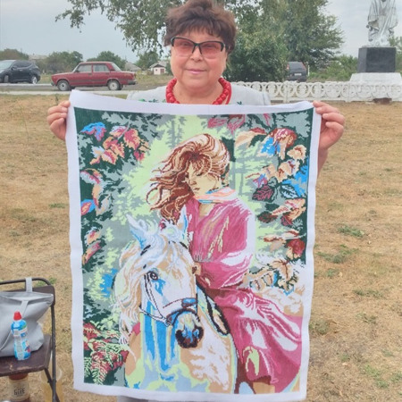 Наталя Кононенко, майстриня з вишивки, учасниця виставки 