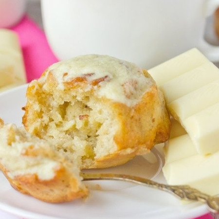 Кекс з білим шоколадом