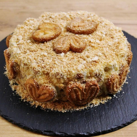 Торт із печива «Вушка»