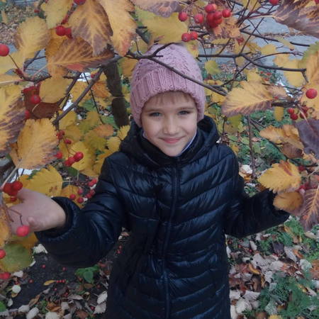 Анастасія Кіяшко, 7 років,  смт Петропавлівка