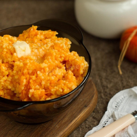 Гарбузова каша з медом