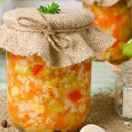 Кабачки з рисом