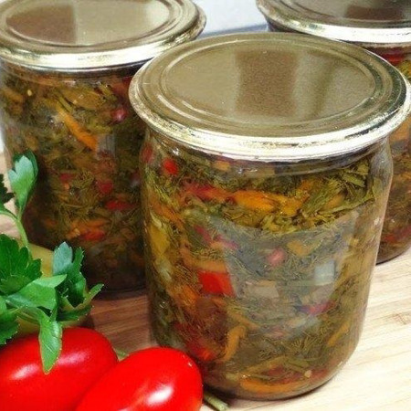 Заправка з болгарського перцю на зиму