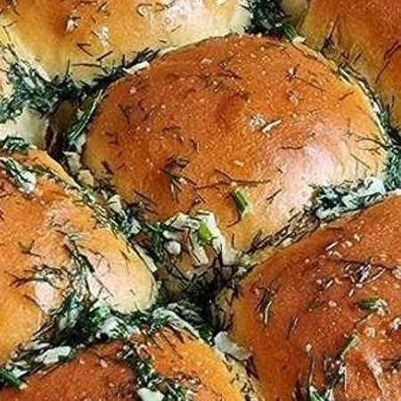 Пампушки з часником 