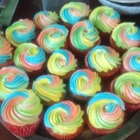 Апельсинові капкейки