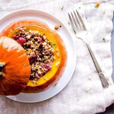 Гарбуз, запечений в духовці цілком