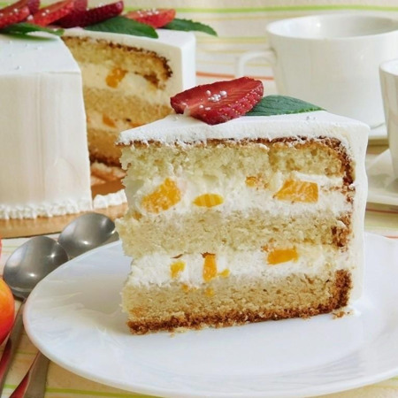Персиковий торт
