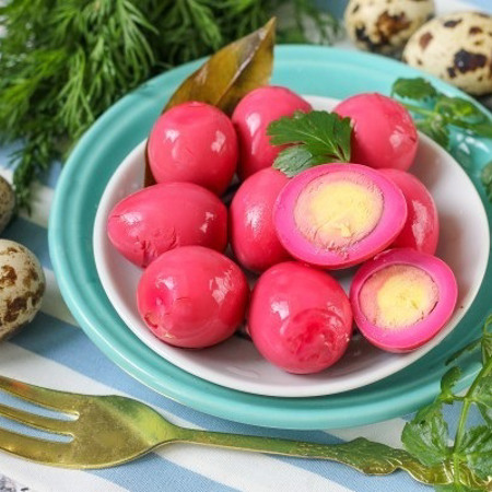 Мариновані перепелині яйця