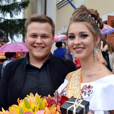 Денис  Кравчук і Дарина Босик