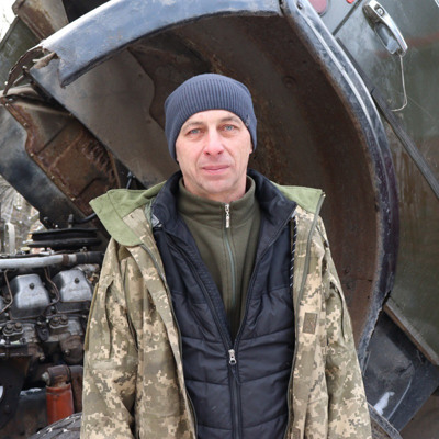 Вадим Ручий, ремонтує військову техніку та захищає країну