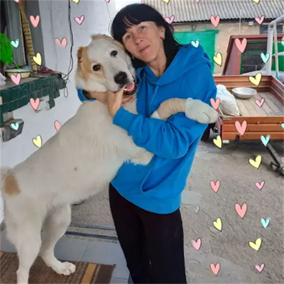 Юлія і алабай Сандра