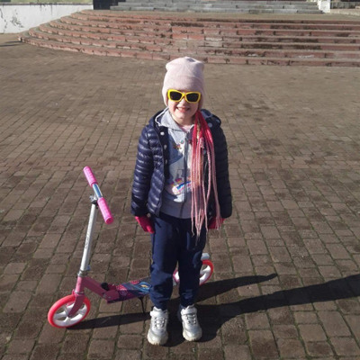 Анна Середюк, 6 років.