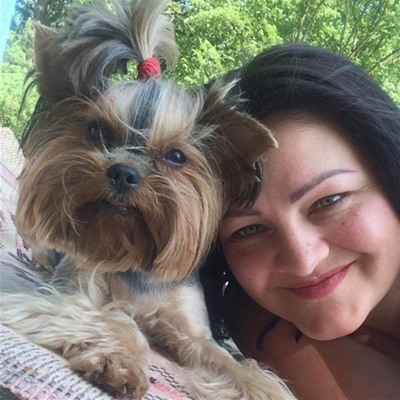 Наталія Громико і собачка Ляля