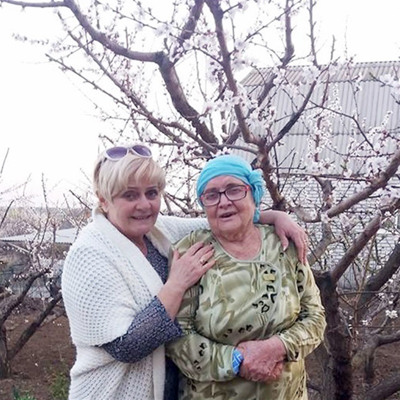 Светлана Соколова с мамой