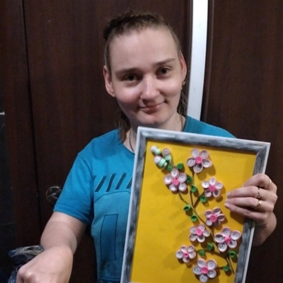 Ольга Манелюк, майстриня з квілінгу