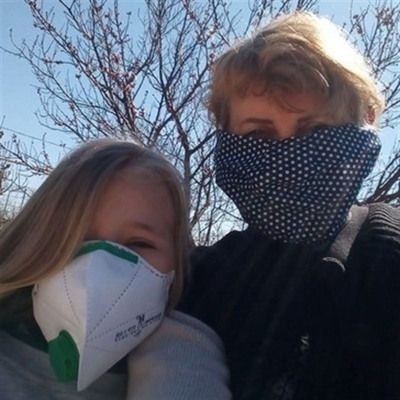 Людмила Джерелейко с внучкой Марией