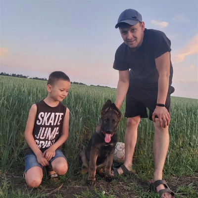 Сергій Петренко та його песик Нік