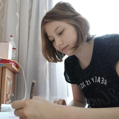 Поліна Ракітіна, 12 років