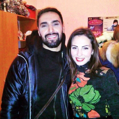 Екатерина Кучина с певцом Виталием Козловским 