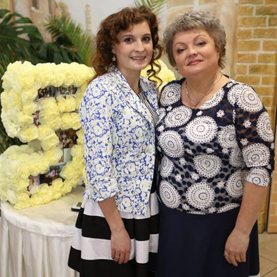   Світлана Ваколюк з мамою Оксаною Процик