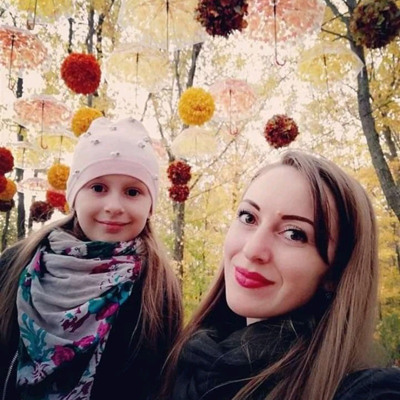 Ірина Басюк з донечкою Діаною