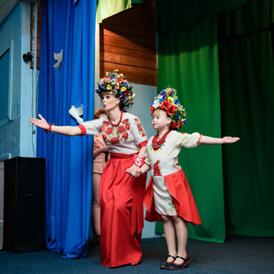 Ірина Комерзан з донечкою Аріною