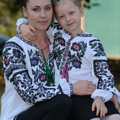 Аріна Макаренко з мамою